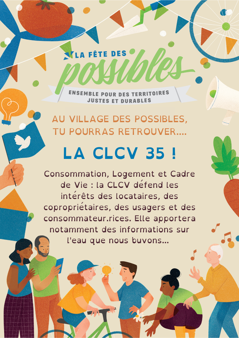 Au Village des Possibles à Rennes, retrouvez le CLCV 35