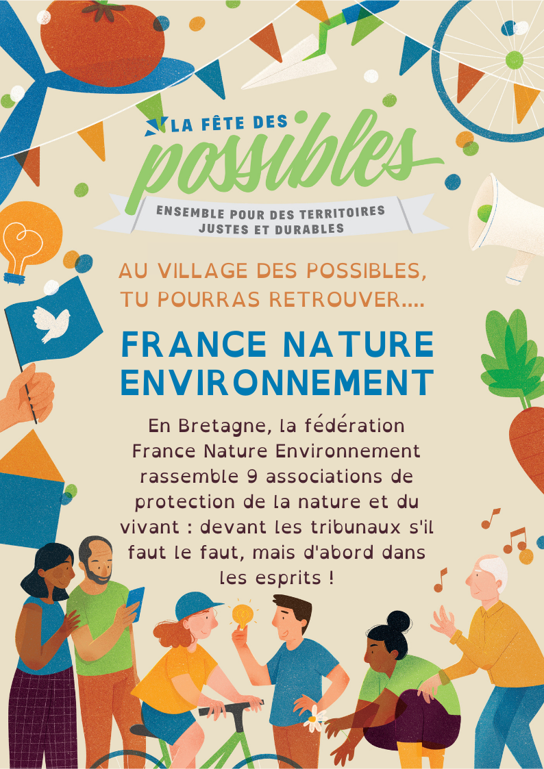 France Nature Environnement vous attend au Village des Possibles 2022