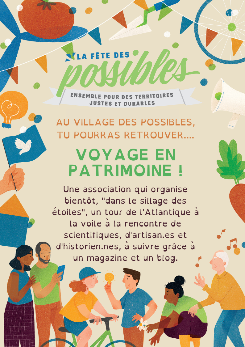 Voyage en Patrimoine à la Fête des Possibles de Rennes